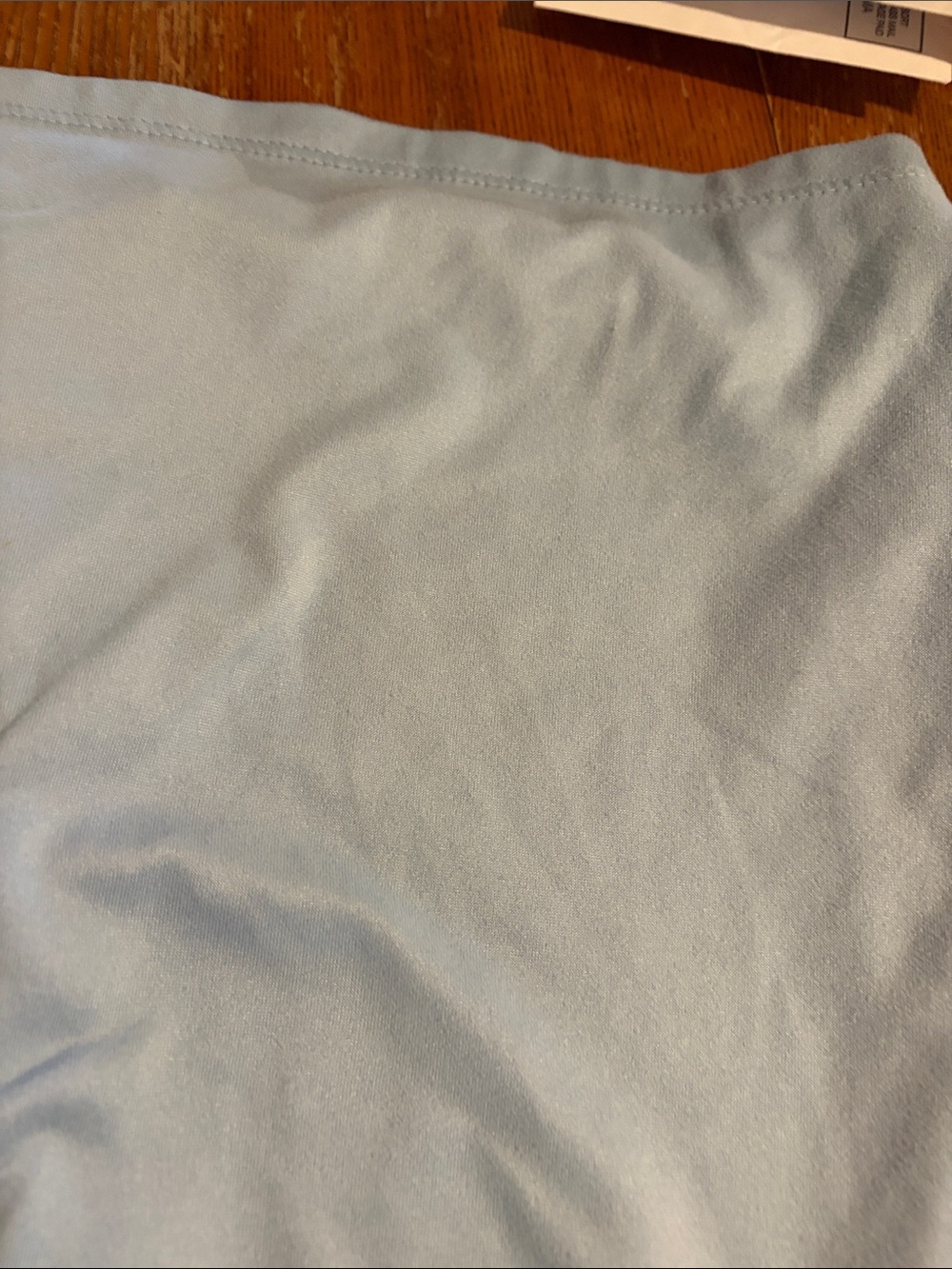 Gap Light Blue Short Sleeve PJ Set with White Piping, Large - Picture 12 of 16